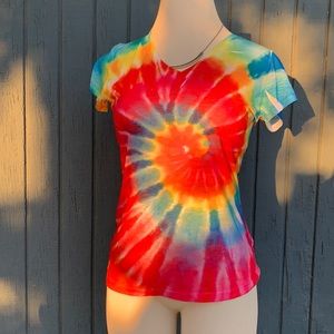 Tie Dye Mark Classic Size Large Top